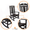 Open-Box Modern Rocking Chair - Black