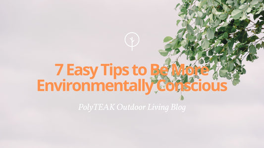 7 Easy Tips to Be More Environmentally Conscious