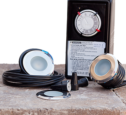 Circle Cored LED Paver Light Kit by Nox Lighting – PolyTEAK