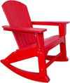 Open-Box RESINTEAK Pacific Adirondack Rocking Chair - Red