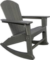 Open-Box RESINTEAK Pacific Adirondack Rocking Chair - Gray