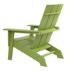 Open-Box Modern Adirondack Chair by ResinTeak - Green
