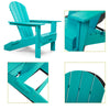 Open-Box Heritage Folding Adirondack Chair by ResinTEAK - Blue