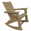 Open-Box RESINTEAK Modern Adirondack Rocking Chair - Brown