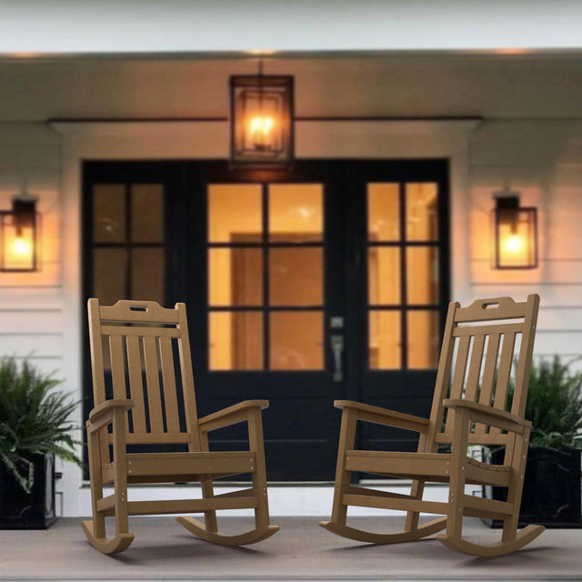 RESINTEAK New Classic Outdoor Rocking Chair