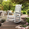 Open-Box RESINTEAK New Classic Outdoor Rocking Chair - White