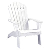 Open-Box King Size Adirondack Chair - White