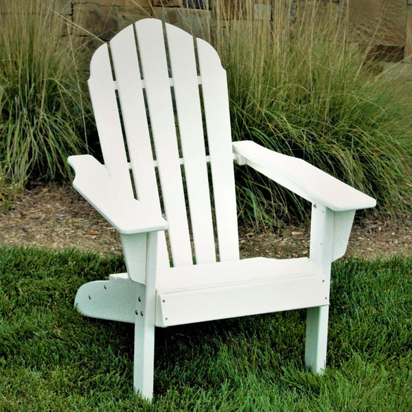Open-Box Essential Adirondack Chair by ResinTeak - White